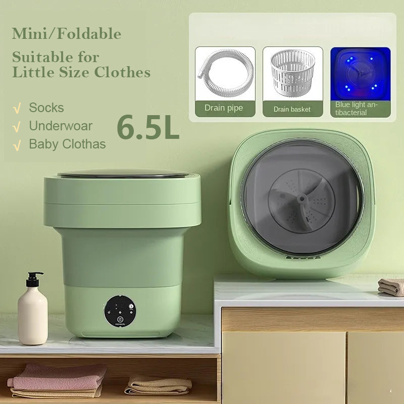 Mini Foldable Portable Washing Machine For Socks And Underwear