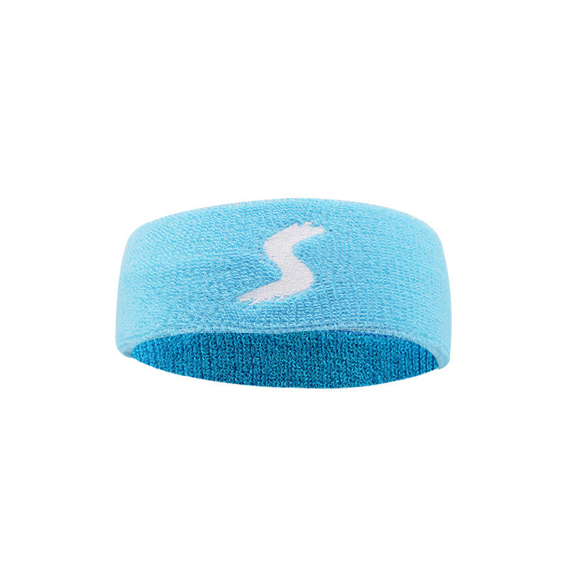 Cotton Fitness Headband, Sweat Absorbing Sports Hair Band for Workouts