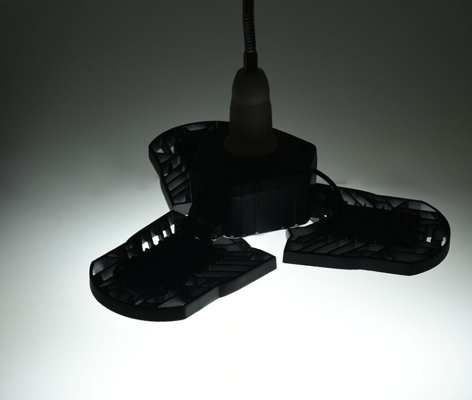 Deformable Garage Light 60W LED Radar Sensor for Warehouse and Home