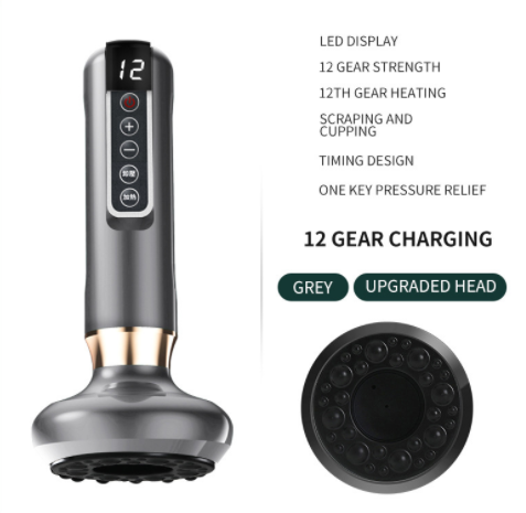 Electric Vacuum Cupping Massager with Gua Sha Suction for the Body