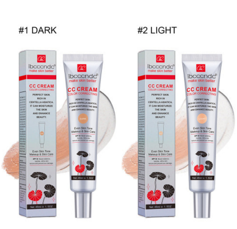 Moisturising Colour Correcting CC Cream, Waterproof Concealer