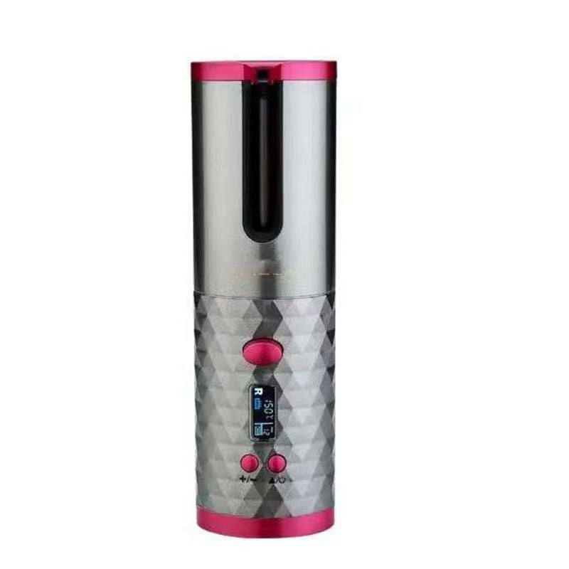 Cordless Automatic Hair Curler, Wireless Rotating Curling Iron