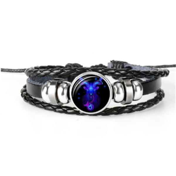 12 Zodiac Constellation Luminous Braided Bracelet for Everyone