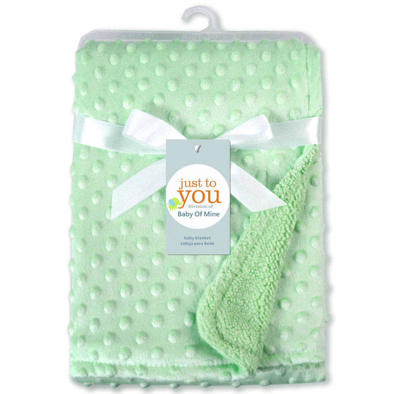 Soft Polka Dot Baby Blanket, Newborn Swaddle Wrap Envelope