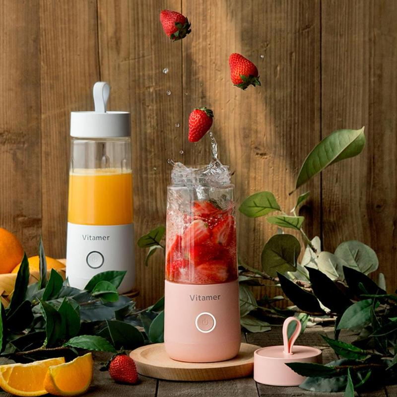 350ml USB Rechargeable Portable Blender Bottle For Smoothies