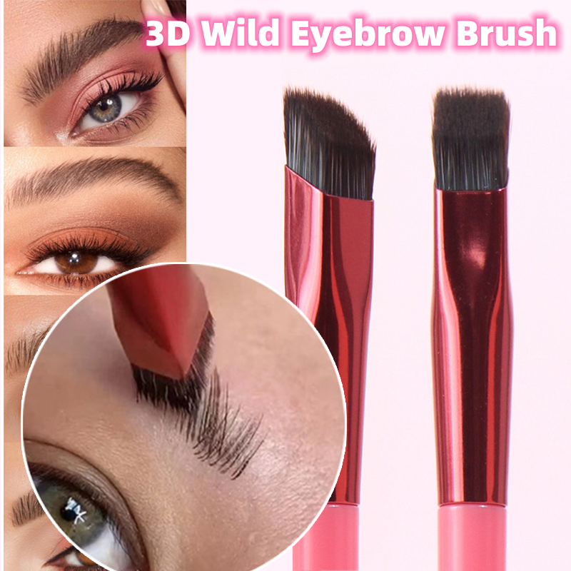 3D Eyebrow Brush and Eyebrow Paste for Natural Looking Hairline Brows