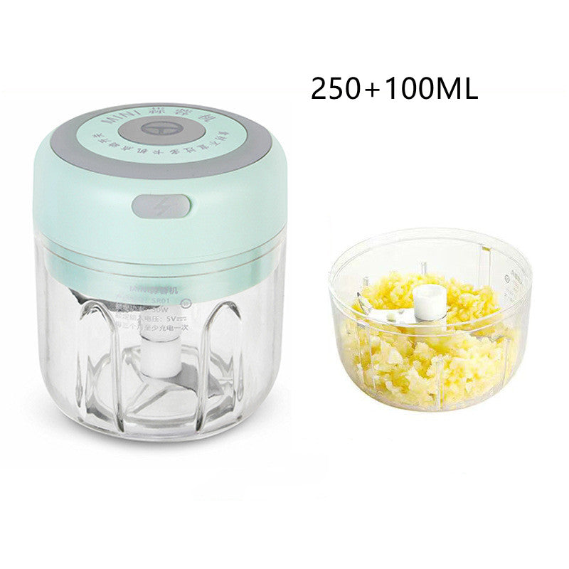 Mini Electric Garlic Chopper, USB Rechargeable Mincer for Ginger and Veg