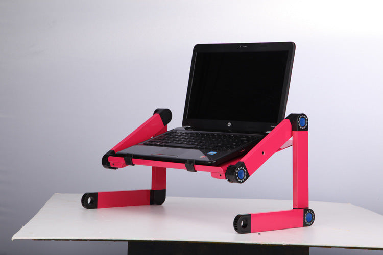 Adjustable Folding Laptop Table Stand with Cooling Fan Option