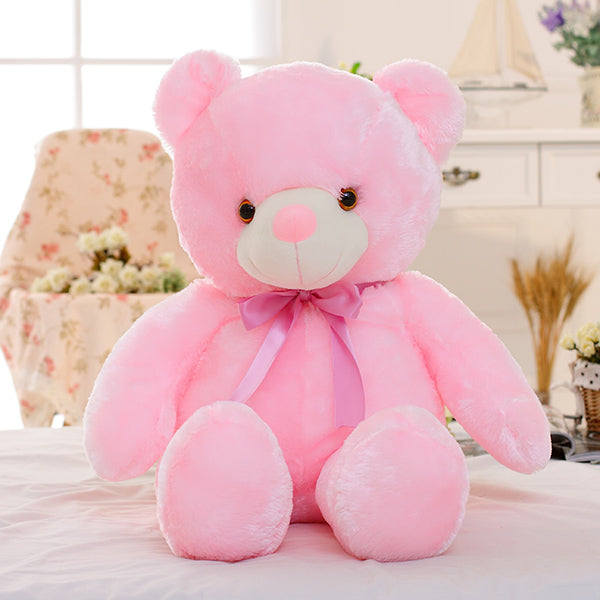 Light Up LED Teddy Bear Plush Toy with Colourful Glow