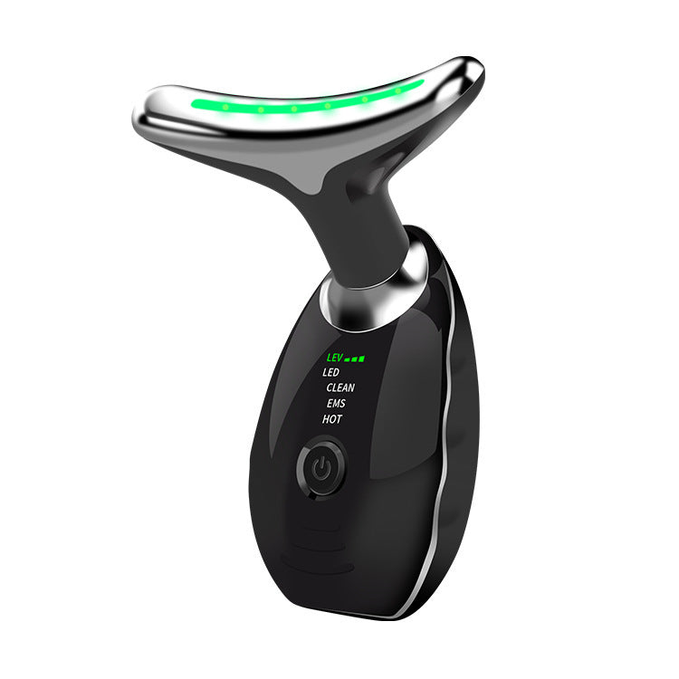 LED Neck and Face Massager Device with Colourful Light Modes