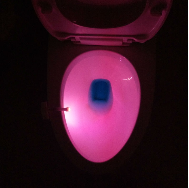 Toilet Induction LED Night Light with Colour Choices for the Bathroom