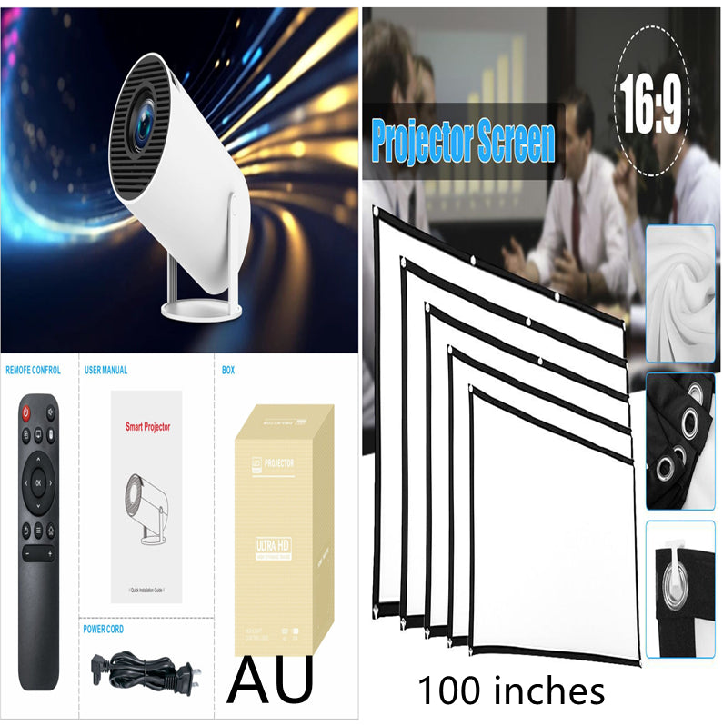 HY300 Pro Portable Mini Projector for Home Movie Nights