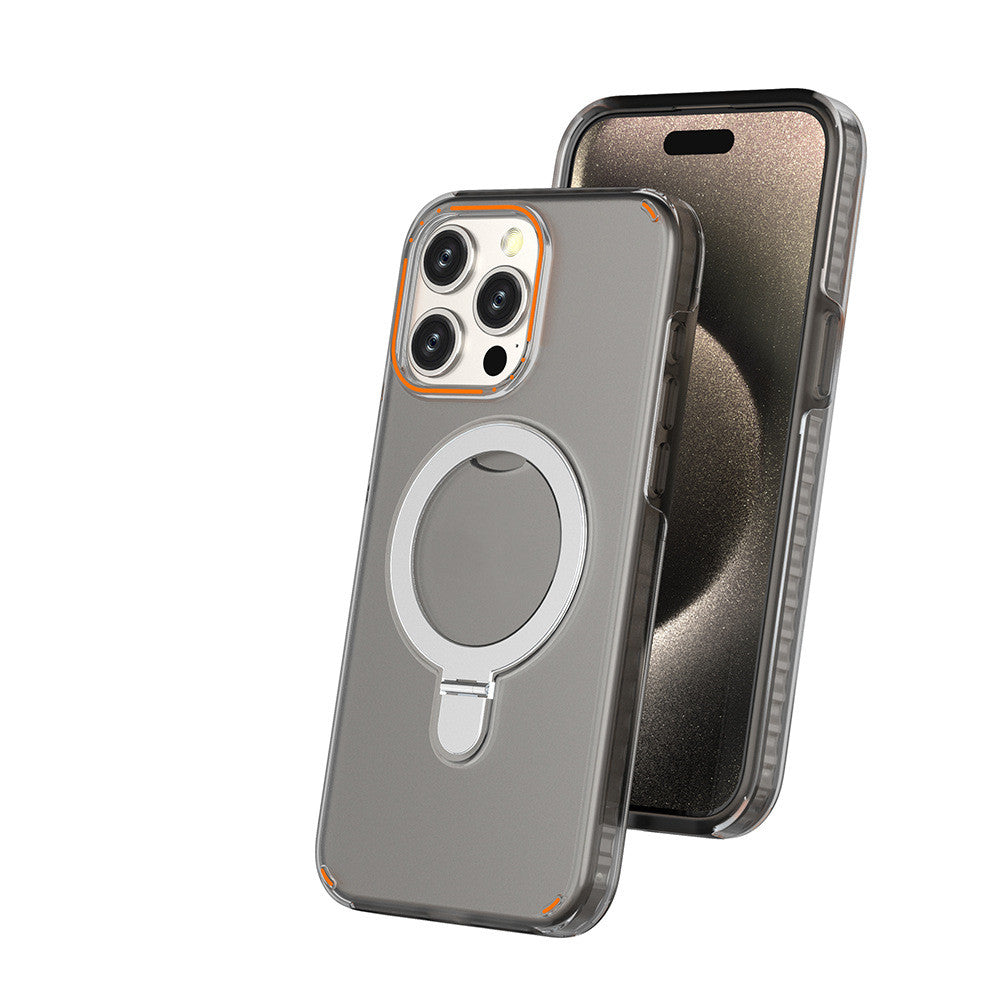 Colourful Magnetic Phone Case With Holder Stand And Strap Hole