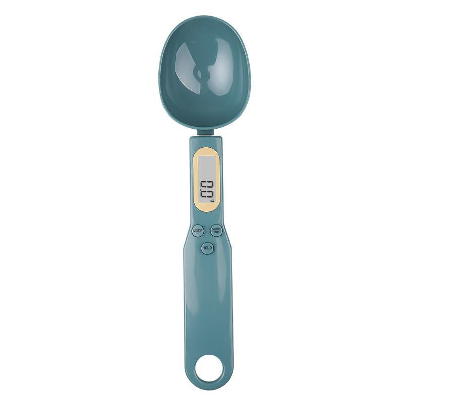Compact Digital Kitchen Scale and Measuring Spoon, 500g