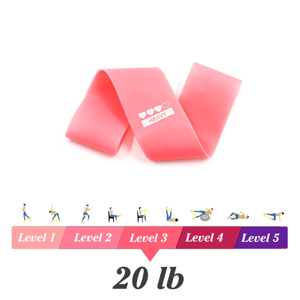 Yoga Resistance Rubber Bands for Pilates and Home Fitness
