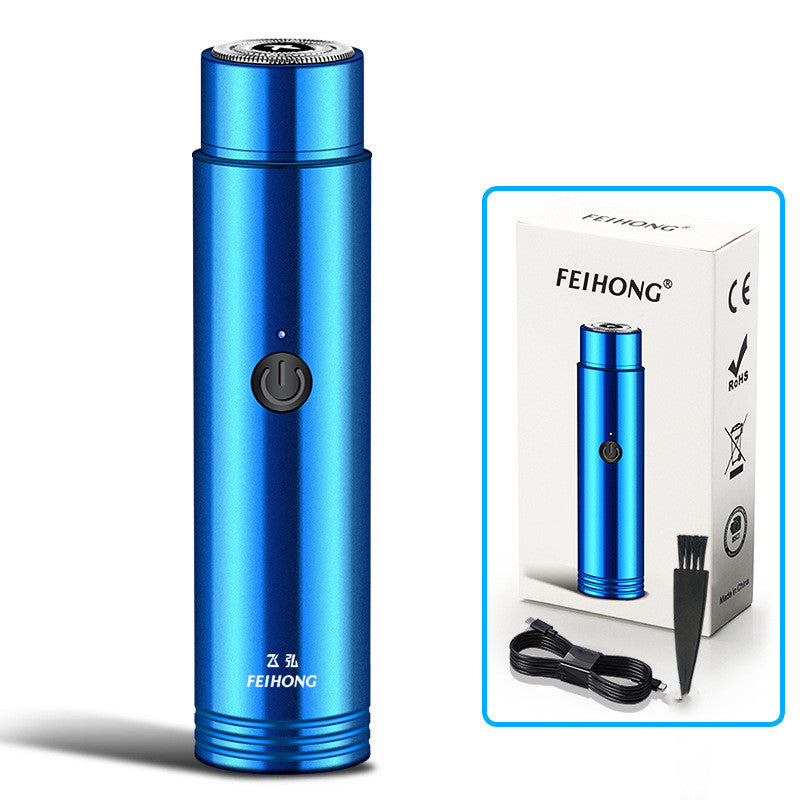 Mini Portable Electric Shaver, USB Rechargeable for Home and Car