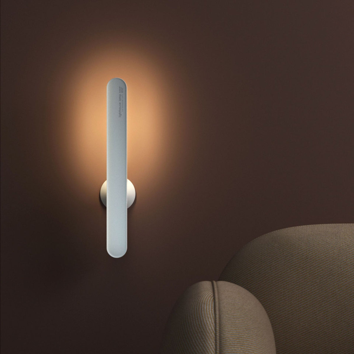 Reading Table Lamp with Geometric Design and Wireless Wall Mount