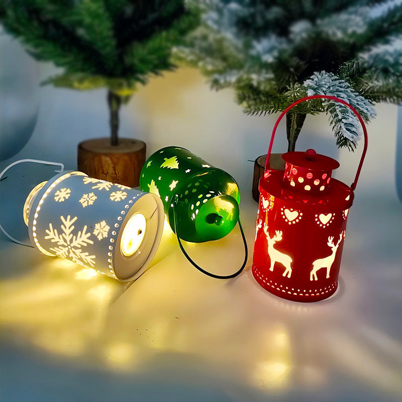 Christmas LED Candle Lanterns with Flameless Warm Glow