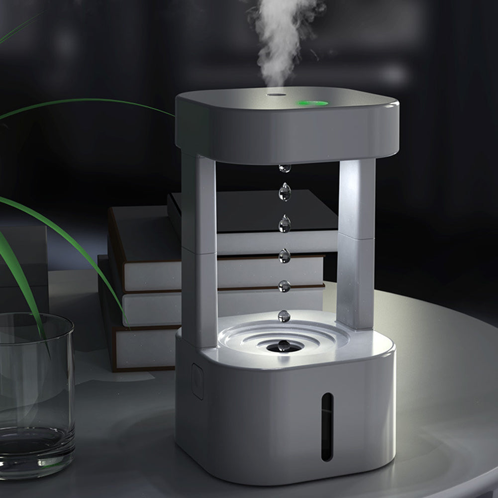 Anti-Gravity Water Drop Humidifier With Quiet Mist Spray