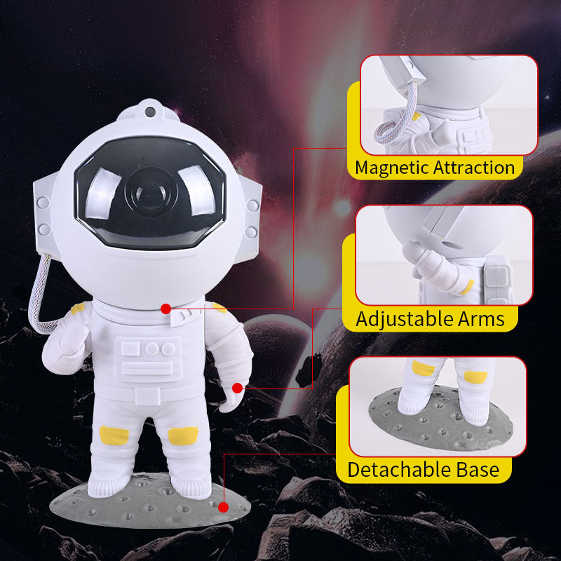 Astronaut Galaxy Star Projector Night Light for Bedrooms