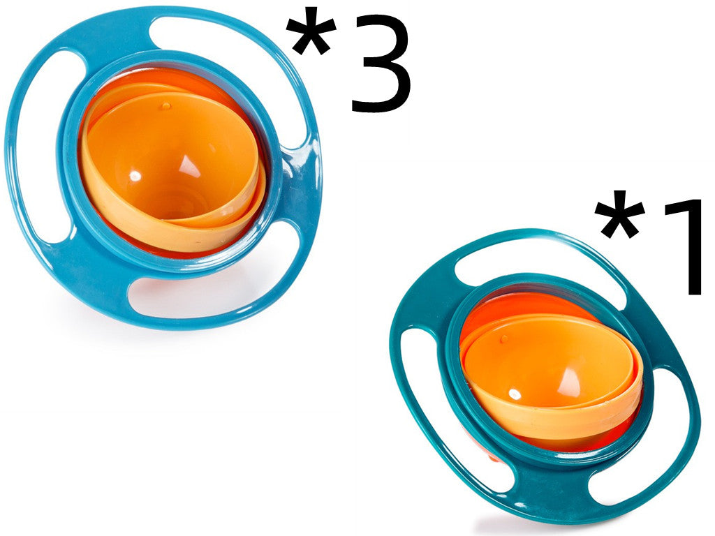 360 Rotating Spill-Proof Kids Bowl That Is Dishwasher Safe