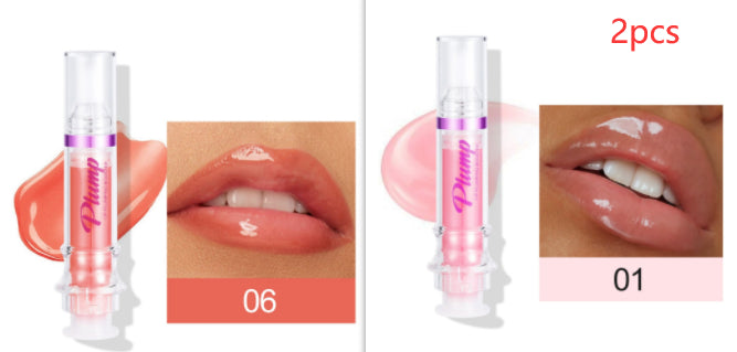 Glossy Tube Lip Gloss, Rich Colour Mirror Finish Liquid