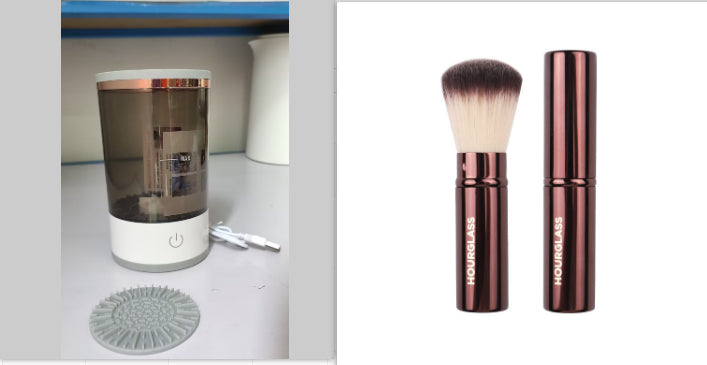 Electric Makeup Brush Cleaner With USB Charging, Automatic Spin