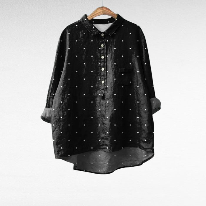 Dahlia | Blouse chic vintage à pois