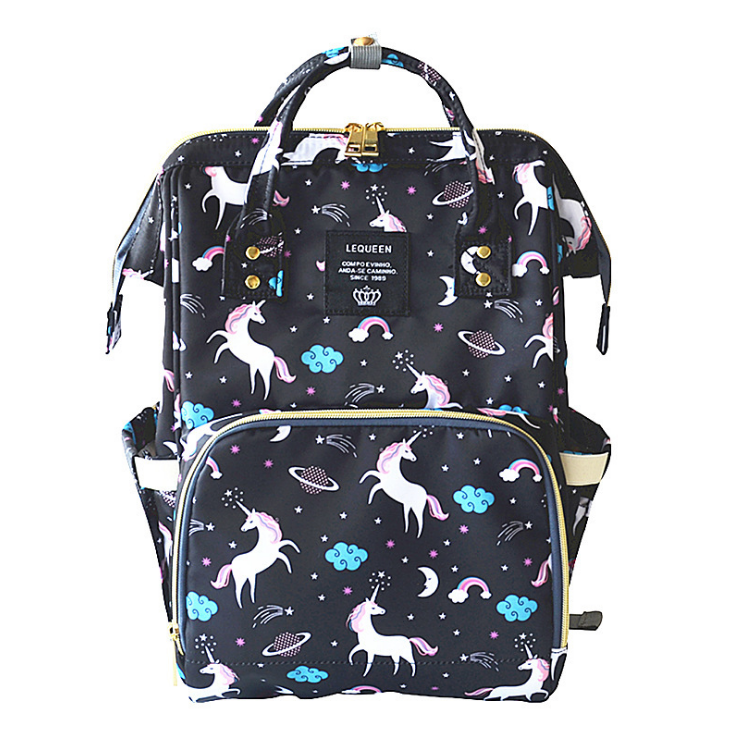 Large Capacity Mummy Nappy Bag with Bottle Pockets