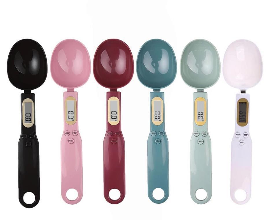Compact Digital Kitchen Scale and Measuring Spoon, 500g