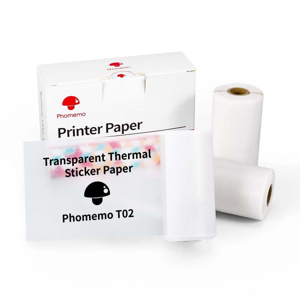 Portable Mini Bluetooth Thermal Label Printer, Inkless Printing