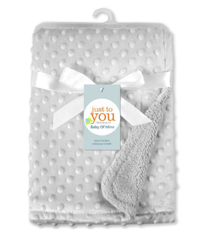 Soft Polka Dot Baby Blanket, Newborn Swaddle Wrap Envelope