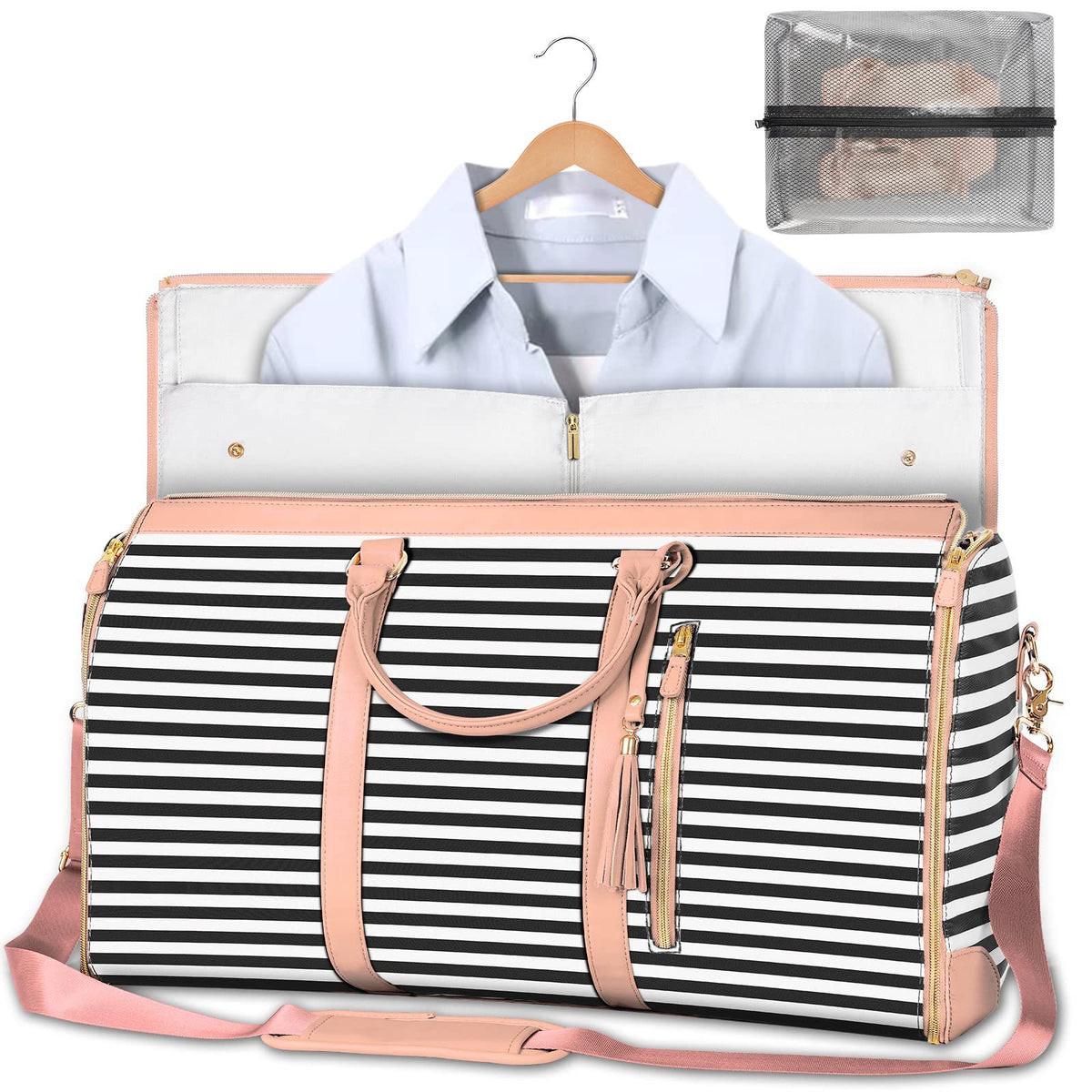 Large Capacity Foldable Travel Duffle Bag, Waterproof Tote