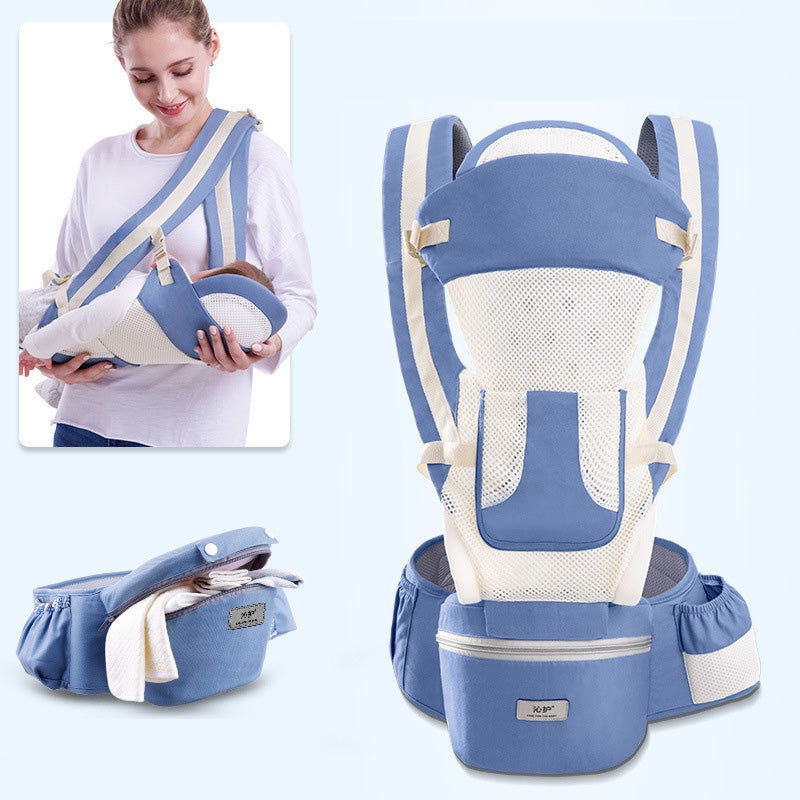 Ergonomic 3-in-1 Baby Hip Seat Carrier, Front Facing and Breathable