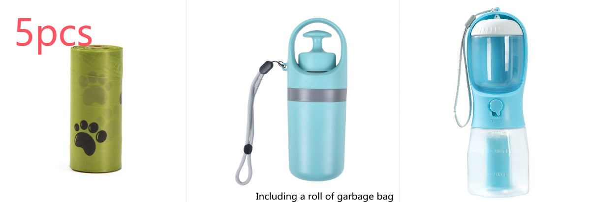 Portable Dog Poop Scooper With Built-In Bag Dispenser