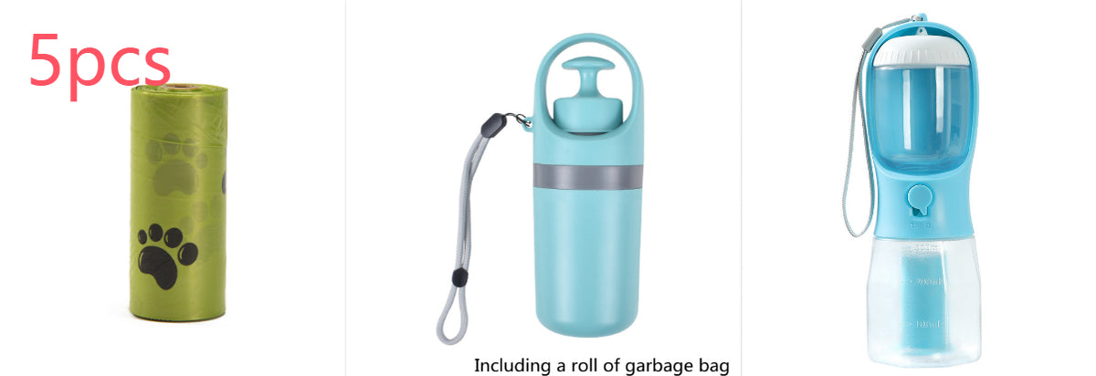 Portable Dog Poop Scooper With Built-In Bag Dispenser