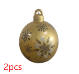 60cm Outdoor Inflatable Christmas Ornament Ball in PVC
