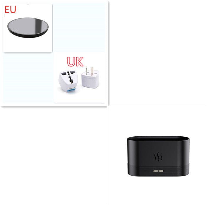 Flame Aroma Diffuser With Mist Humidifier And Auto-Off