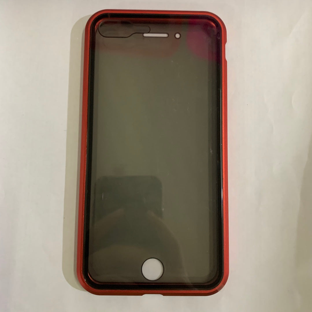 Magnetic Privacy Glass Phone Case With Metal Frame Protection