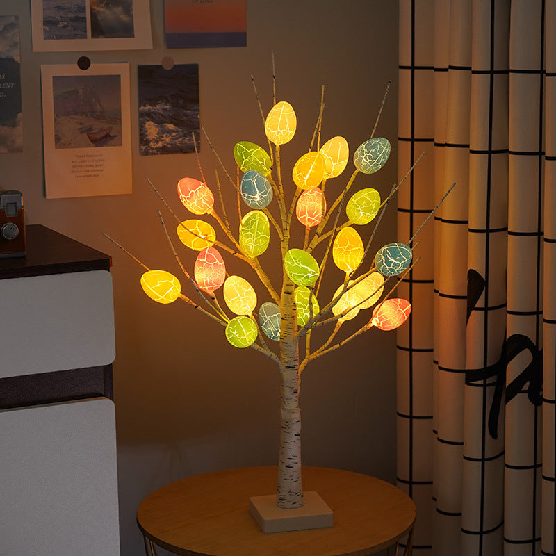 60cm Easter Egg Birch Tree LED Light for Spring Decoration