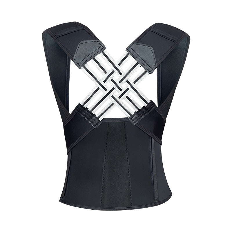 Unisex Chest Lift Posture Brace, Adjustable Back Support Strap