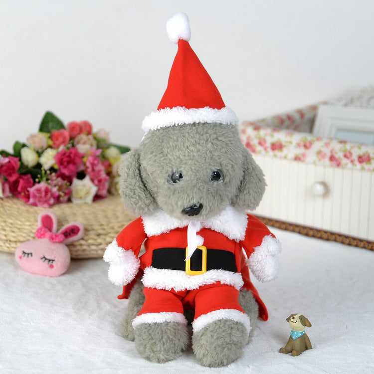 Pet Christmas Standing Costume for Dogs and Cats