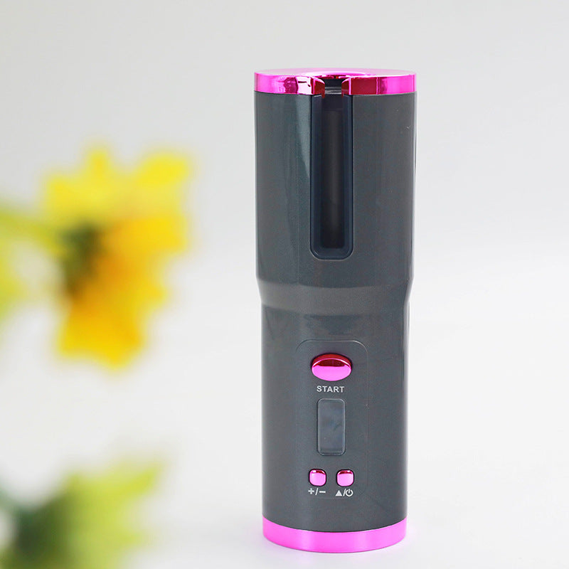 Cordless Automatic Hair Curler, Wireless Rotating Curling Iron