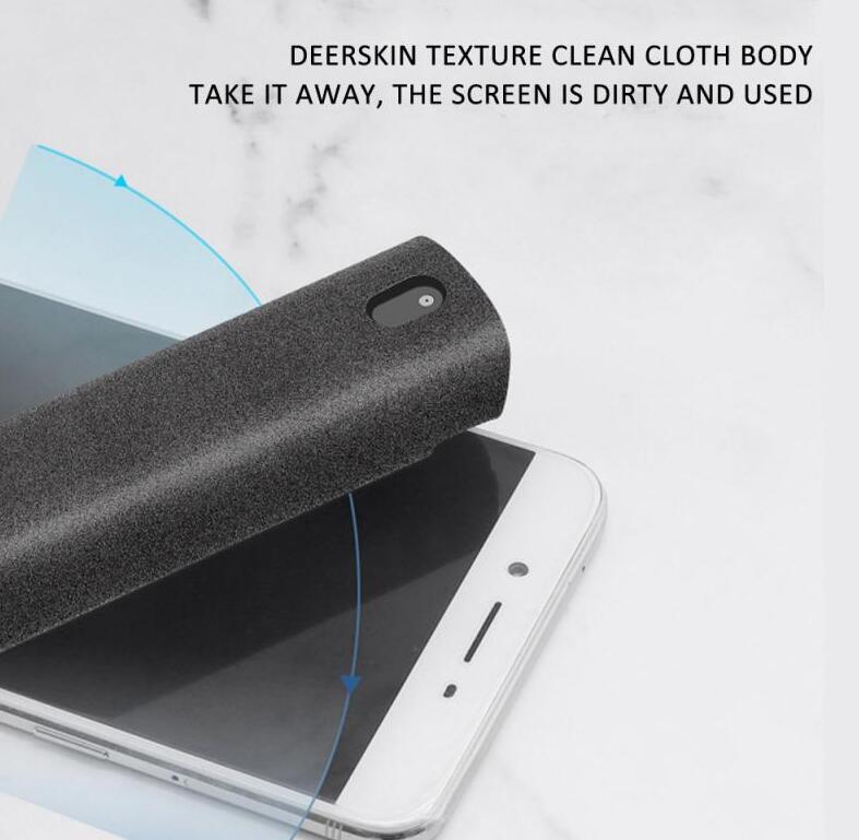 2-in-1 Phone and Computer Screen Cleaner Kit with Microfibre Cloth