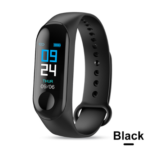 Smart Bracelet with Heart Rate and Blood Pressure Display for Exercise