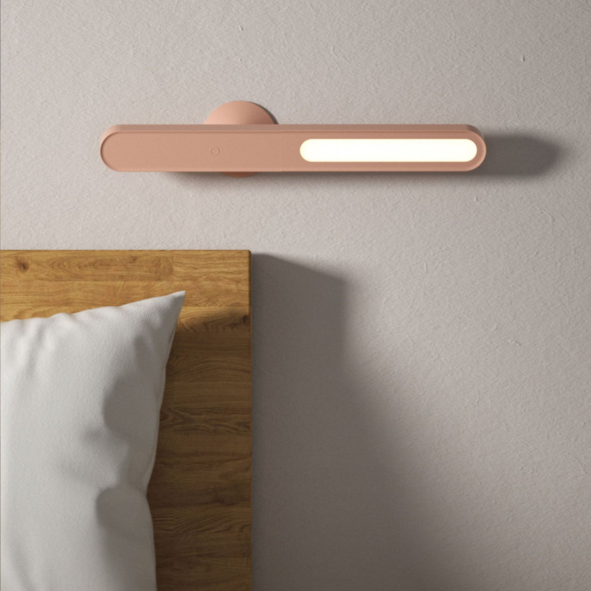 Reading Table Lamp with Geometric Design and Wireless Wall Mount