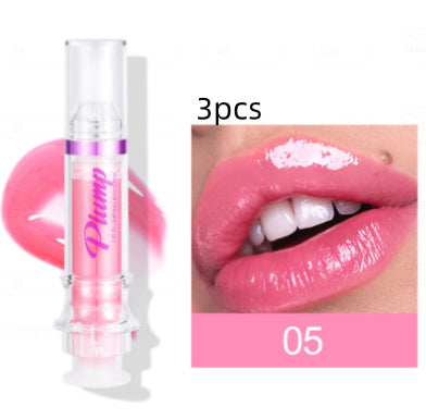 Glossy Tube Lip Gloss, Rich Colour Mirror Finish Liquid