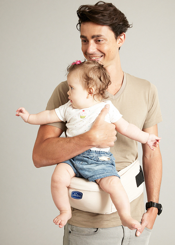 Front-Hugging Baby Waist Stool with Comfortable Single Seat