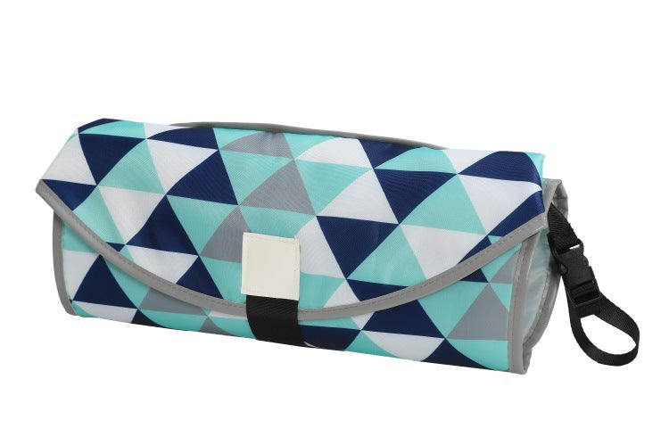 Portable Waterproof Diaper Changing Pad Clutch for Newborns, Foldable Mat