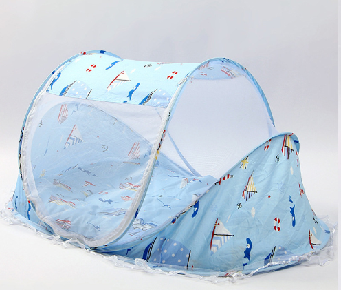 Foldable Baby Bed Net With Pillow Net 2 Piece Set